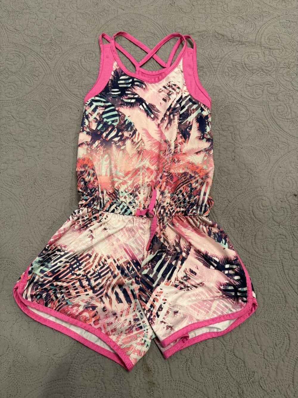 Girl's Athletic Romper